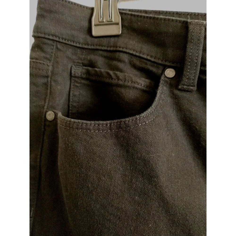 Talbots Women's Jeans Straight Leg High Rise Stretch Black Denim - 16 (38 x30.5) - Picture 2 of 8